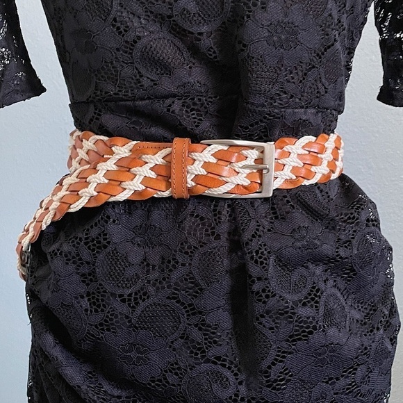 bruno cannes Accessories - Bruno Cannes Braided Leather Belt